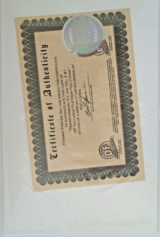 *Transformers G.I. Joe Divided Front (2004 Dreamwave, of 1) All 7 Covers