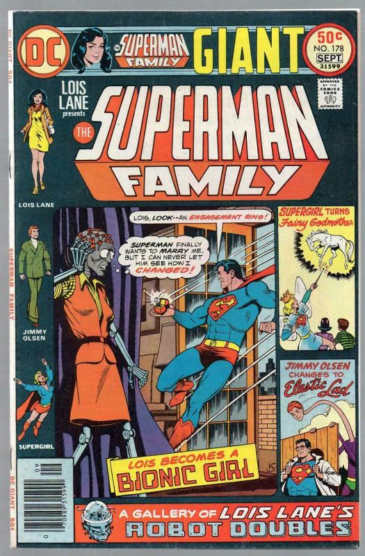 SUPERMAN FAMILY 178 VG-F Sept. 1976