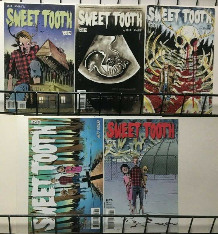 SWEET TOOTH - LEMIRE - NETFLIX - DOWNEY - VERTIGO - 5 ISSUES #10-36 FINE LOT #3