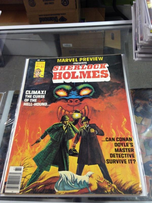 Marvel Preview 6 FN+ Sherlock holmes Last Appearance Hounds Baskerville