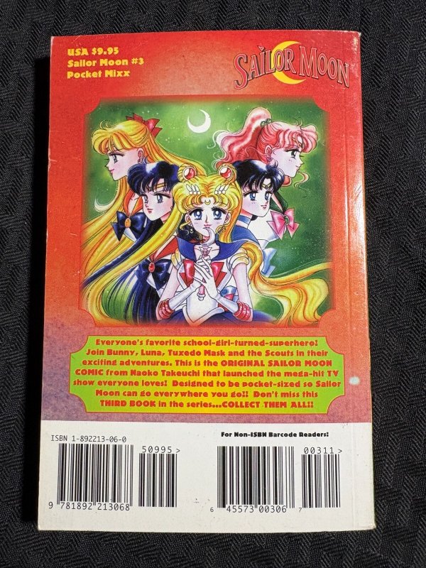 1999 SAILOR MOON Volume 3 SC VG+ 4.5 1st Pocket Minx English