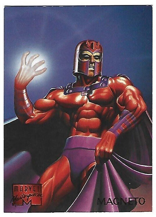 1995 Marvel Masterpieces #62 Magneto