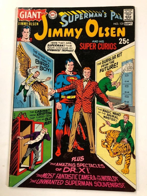 JIMMY OLSEN 131 (Sept 1970) FINE+ giant size(G74) LOTS of Curt Swan, Otto Binder