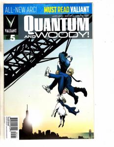 Quantum And Woody # 5 NM 1st Print Variant Cover Valiant Comic Book Pullbox MK1