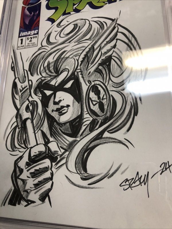 30th Anniversary Spawn (2022) # 1 (CGC 9.8 SS) Signed & Sketch Ken Steacy •Blank