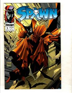 Spawn # 3 NM 1st Print Image Comic Book Todd McFarlane Clown Angela MR2
