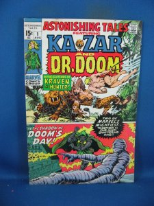 ASONISHING TALES 1 VF- DR DOOM KRAVEN 1970 MARVEL