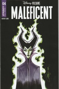 Disney Villains Maleficent # 4 Variant FOC Cover O NM Dynamite [R6]