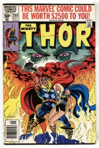 Thor #299--comic book--1980--Marvel--Bronze-Age--comic book