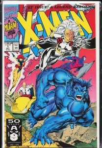X-Men #1 Storm and Beast Cover (1991) X-Men [Key Issue]