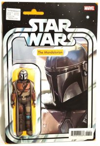 Star Wars The MANDALORIAN #1 Action Figure Variant Cover Marvel Comics