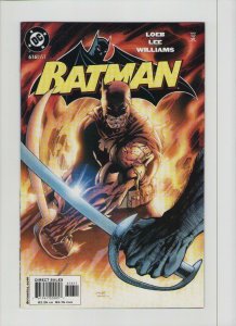 Batman #616 - Hush Batman Sword Fight Cover Jim Lee - 2003 (Grade 9.2+) WH