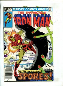 INVINCIBLE IRON MAN #157 (NS) - SPORES! (9.2) 1982