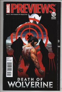 MARVEL PREVIEWS #24, NM-, 2014, Death of Wolverine, Spider-Gwen