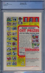 AVENGERS #76 CGC 9.8 QUICKSILVER SCARLET WITCH REJOIN TEAM JOHN BUSCEMA