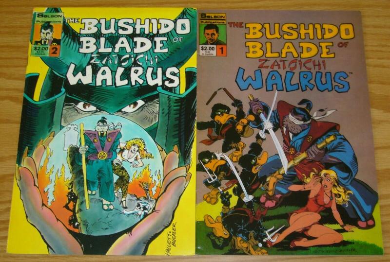 Bushido Blade of Zatoichi Walrus #1-2 FN/VF complete series usagi yojimbo fans?