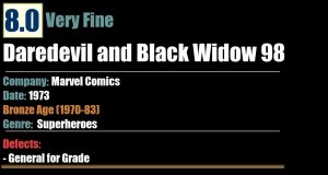 Daredevil and Black Widow 98 (1973) VF 8.0 Bronze Age Marvel Comics