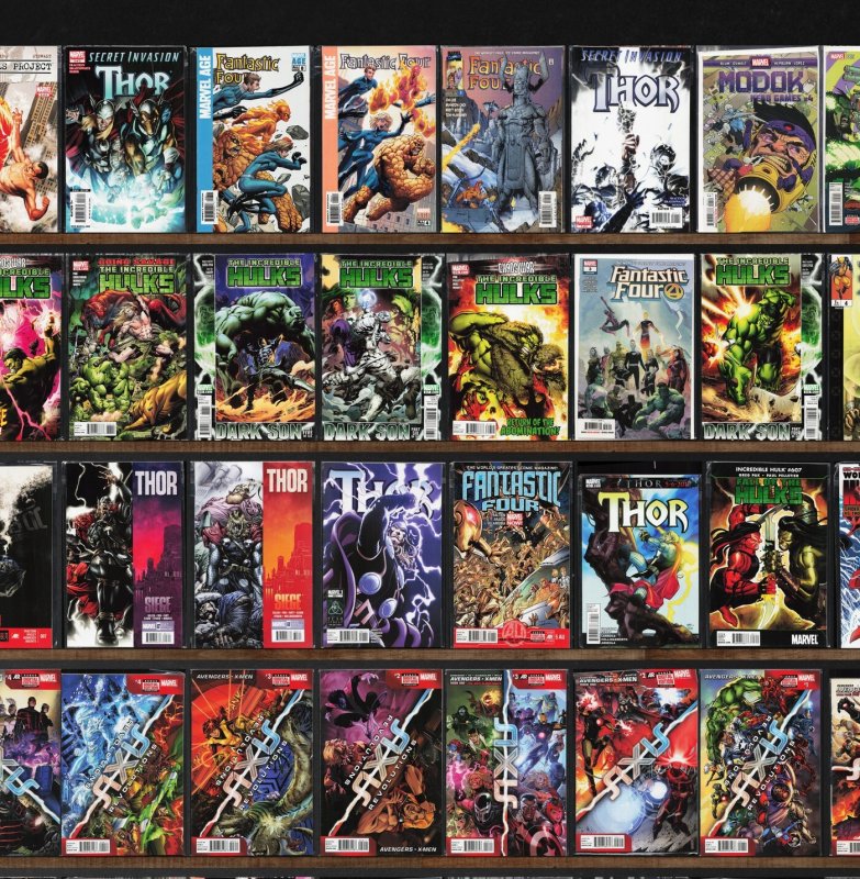 Huge Lot 150+ Comics with Fantastic Four, Incredible Hulks, Thor & More!