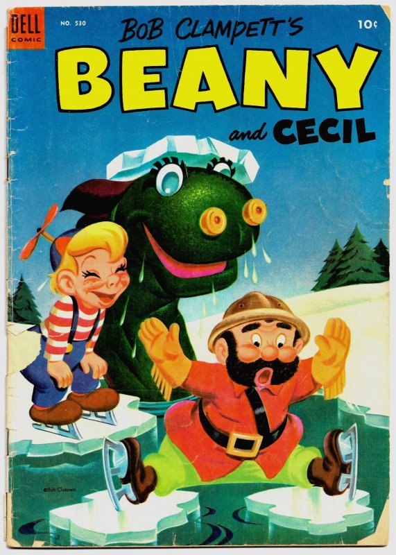 BEANY AND CECIL 4 Color #530 (Jan1954) 2.5 GD+  36 Pgs of Jack Bradbury Art!