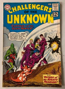 Challengers of the Unknown #25 DC 1st S. 3.0 cover detached at one staple (1962)