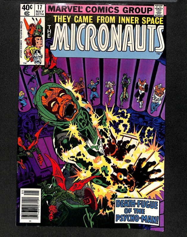 Micronauts #17 Newsstand Variant