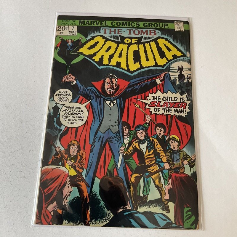 Tomb Of Dracula 7 Fine Fn 6.0 Marvel 1974