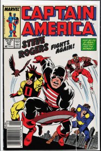 Captain America #337 (1988) Captain America [Key Issue]