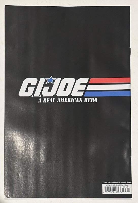 (2022) GI JOE ARAH #295 1:10 Royle Snow Suit Baroness VARIANT COVER! VERY RARE!