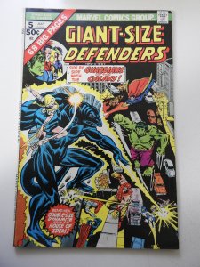 Giant-Size Defenders #5 VG Condition moisture stain