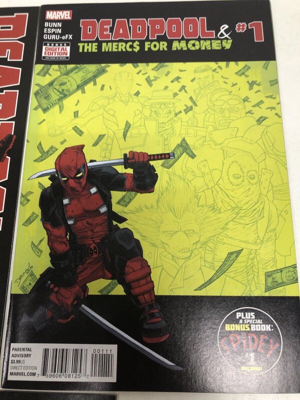 Deadpool & And The Mercs For Money (2016) #1 2 3 4 5 1-5 (VF/NM) Complete Set