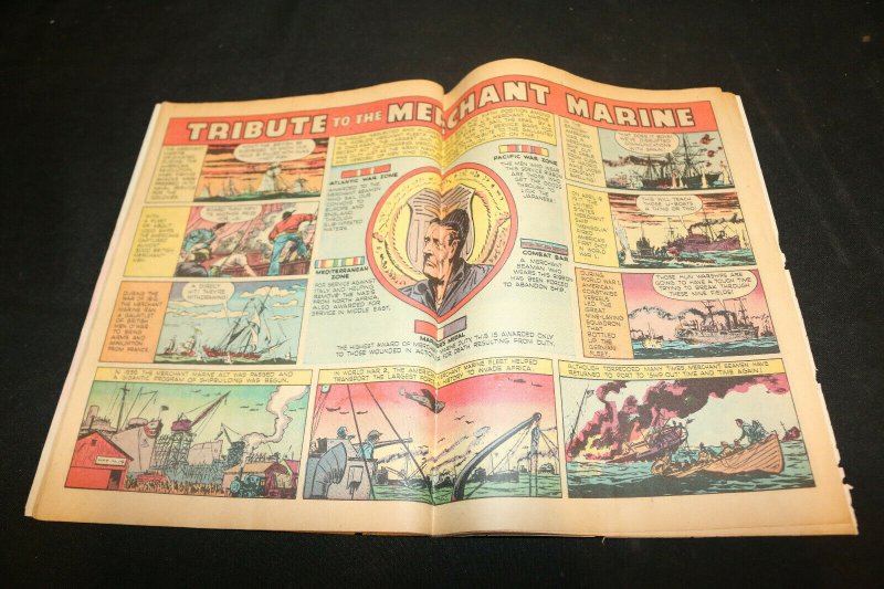 True Comics #35 - Lt. General Evans Fordyce Carlson (5.0) 1944