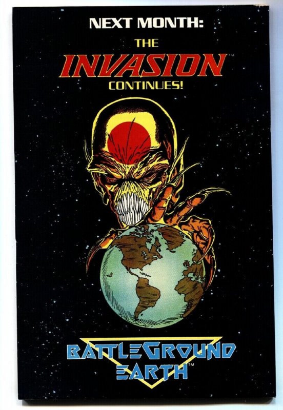 Invasion #1 1988 DC comic book First issue