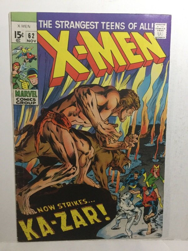 X-Men 62 Vg+ Very Good+ 4.5 Marvel Comics 