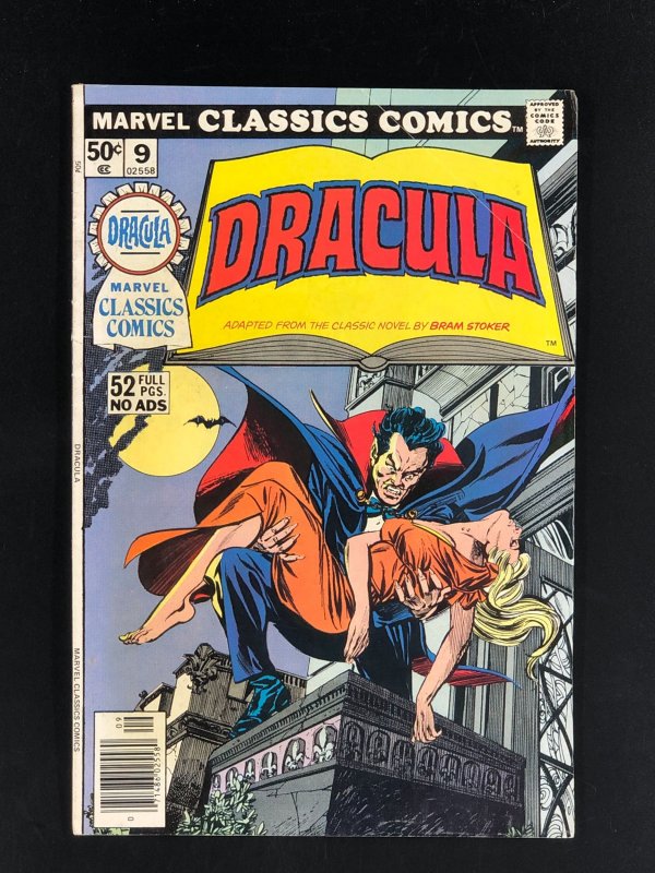 Marvel Classics Comics #9 Featuring Dracula (1976) GD/VG