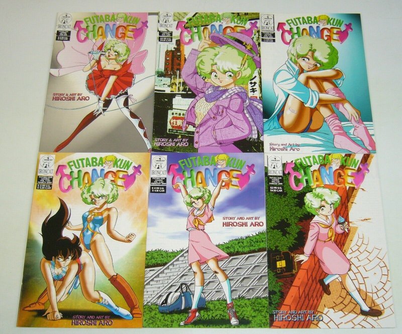 Futaba-kun Change part 4 #1-6 VF/NM complete series  ironcat manga gender bender 