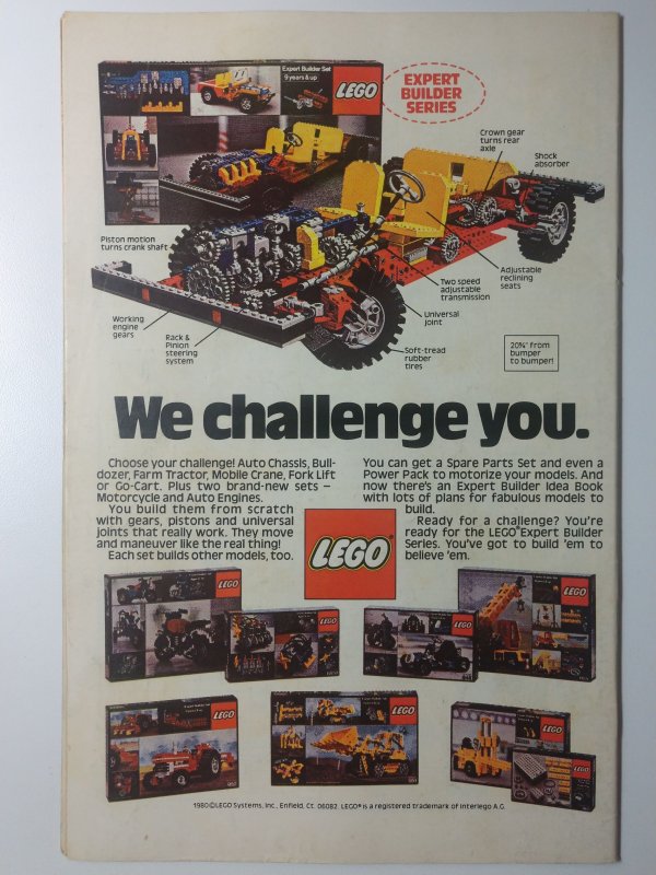 Micronauts #22 (7.0, 1980) NEWSSTAND, Small Water Stain back Top Corner