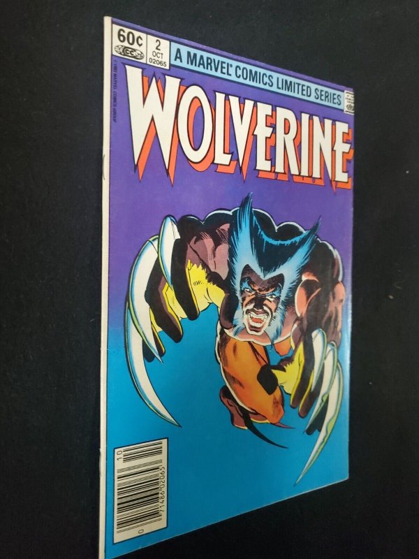 Wolverine #2 Limited Series 1st Appearance Yukio Frank Miller 1982 Marvel FN