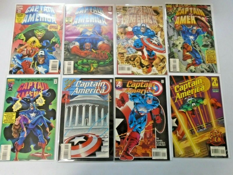 Captain America Comic Lot From #400-454 (Last Issue) 42 Diff 8.0 VF (1992-1996)