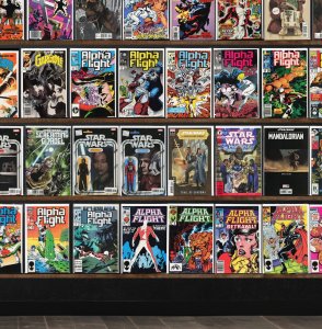 Huge Lot 150+ Comics with Alpha Flight, Fantastic Four, Fallen Angels & More!