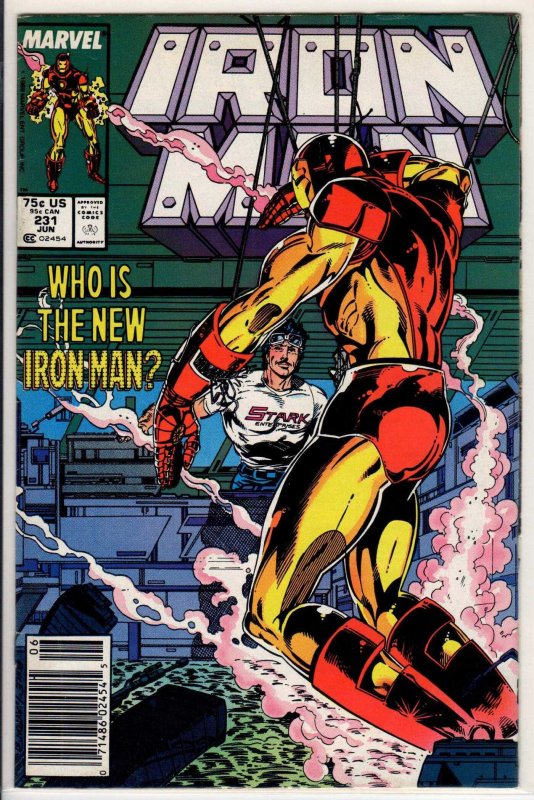 Iron Man #231 Newsstand Edition (1988) 7.0 FN/VF