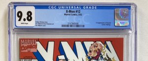 X-Men #12 - CGC 9.8 - Marvel - 1992 - 1st appearance of Hazard (Carter Ryking)!