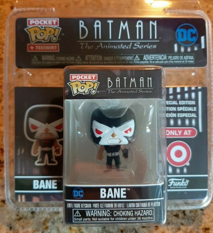 Funko Pocket Pop Target Exclusive BATMAN Animated Bane T-Shirt Pop only