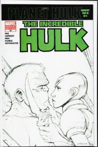 Incredible Hulk #98 Second Printing Cover (2006) Hulk