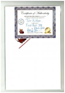 Final Boss #1 Jamie Tyndall Exclusive Cover signed by Tyler Kirkham with COA TPB