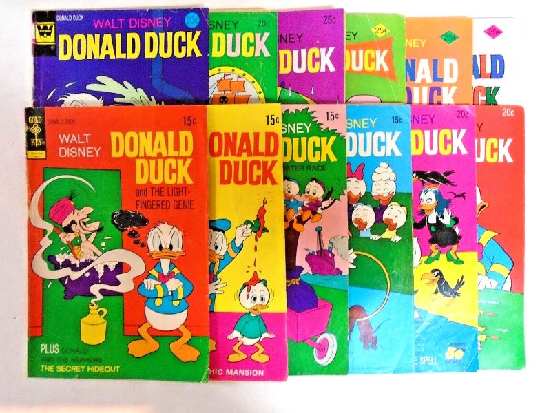 *Donald Duck (Gold Key) #143-146, 153-160 Overstreet Guide $90 12 Books