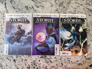 Lot Of 3 Storm & The Brotherhood Of Mutants Marvel Comics # 1 2 3 NM XMen 1 J431