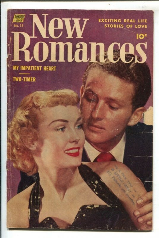 New Romances #13 1952-Standard-photo cover-Sid Greene-Pete Morisi-Mike Sekpws...