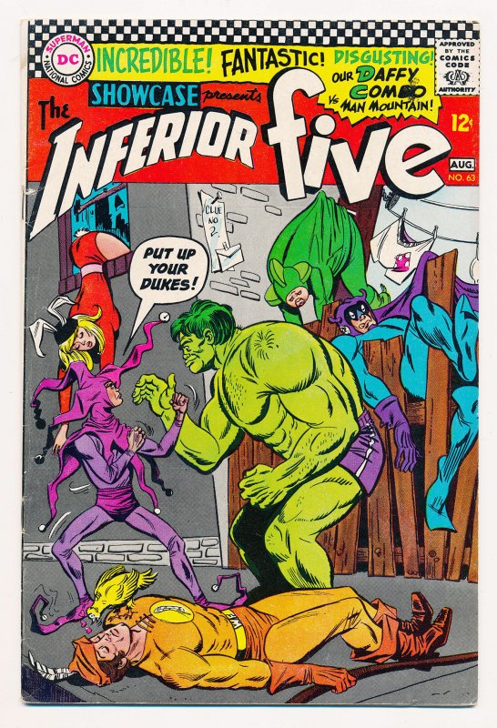 Showcase (1956-1978) #63 FN+ Inferior Five