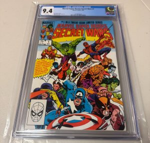 Marvel Super Heroes Secret Wars # 1 CGC Graded 9.4 Comic Book 1984 Zeck JH30