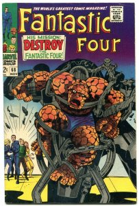 FANTASTIC FOUR #68 comic book 1968 MARVEL COMICS  KIRBY VF- 